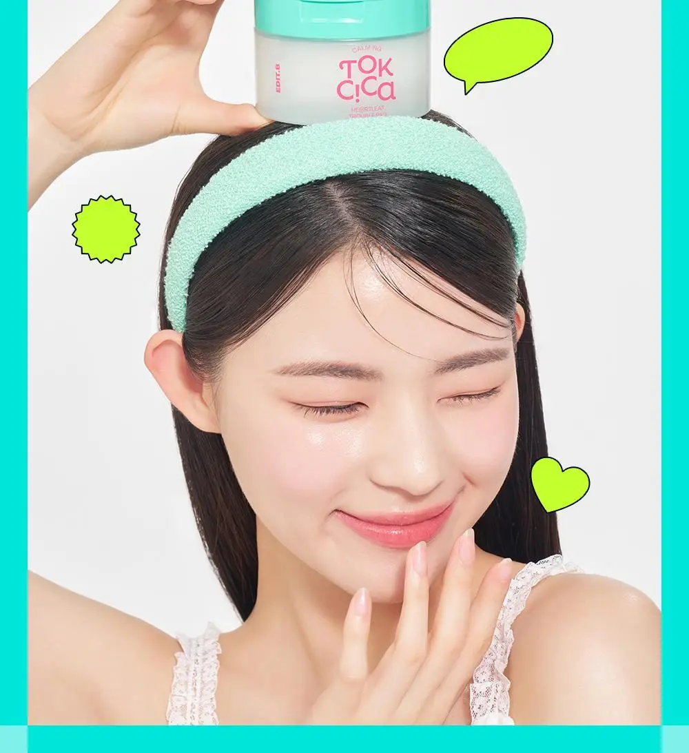 [쿨링진정/찢어쓰는패드] 에딧비 진정 톡 시카 어성초 트러블 패드 70매 상세페이지 40